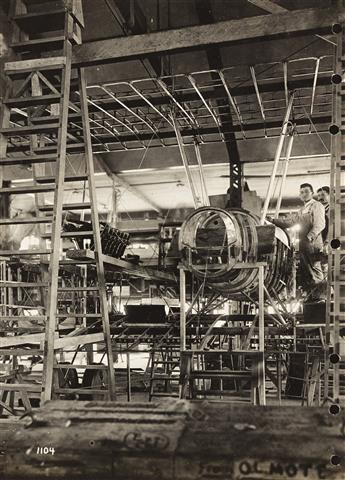 (EARLY AVIATION) A selection of 10 press photographs documenting the early decades of aviation, including one Wright Brothers photograp